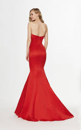 4 of 4 Angela and Alison 91068 Dress Hot-Red