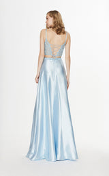 3 of 4 Angela and Alison 91095 Dress Light-Blue