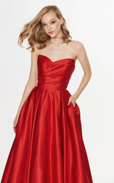 6 of 6 Angela and Alison 91137 Dress Hot-Red