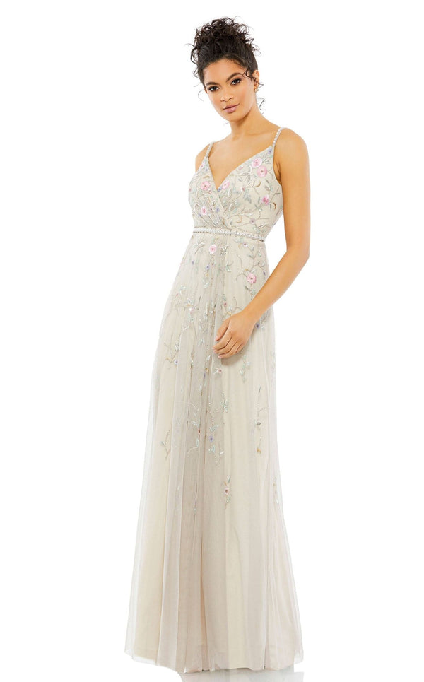 Mac Duggal 9141 Beige-Multi