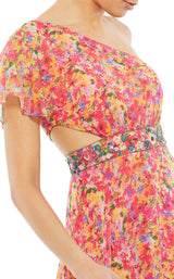 3 of 3 Mac Duggal 9157 Dress Pink-Multi