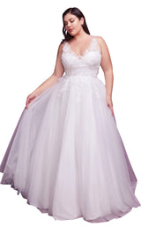 1 of 2 Cinderella Divine 9178WC Dress Off-White