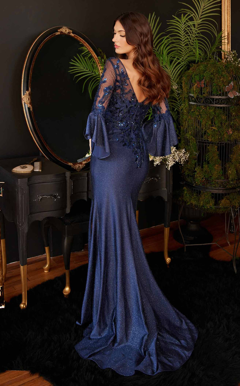 LaDivine 9247 Dress Navy