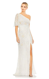 1 of 3 Mac Duggal 93635 Dress White