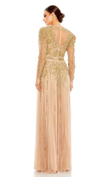 2 of 3 Mac Duggal 93638 Nude-Gold