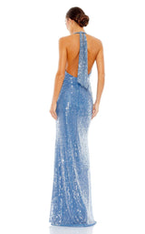 2 of 3 Mac Duggal 93716 Dress Cerulean-Blue