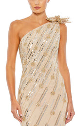 3 of 3 Mac Duggal 93739 Dress Nude-Gold