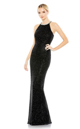 1 of 9 Mac Duggal 93742 Dress Black