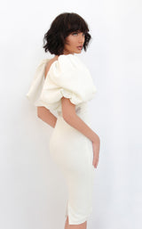 2 of 4 Tarik Ediz 93868 Dress Ivory