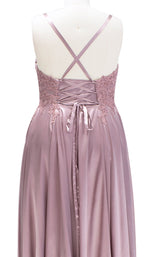 4 of 4 Faviana 9498 Dress Deep-Mauve