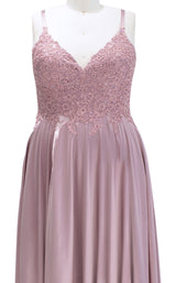 3 of 4 Faviana 9498 Dress Deep-Mauve