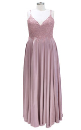 1 of 4 Faviana 9498 Dress Deep-Mauve