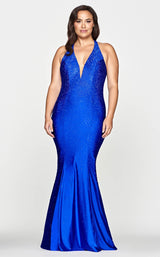 1 of 2 Faviana 9519 Dress Royal