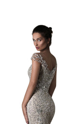 4 of 4 Tarik Ediz 96020 Dress Stone