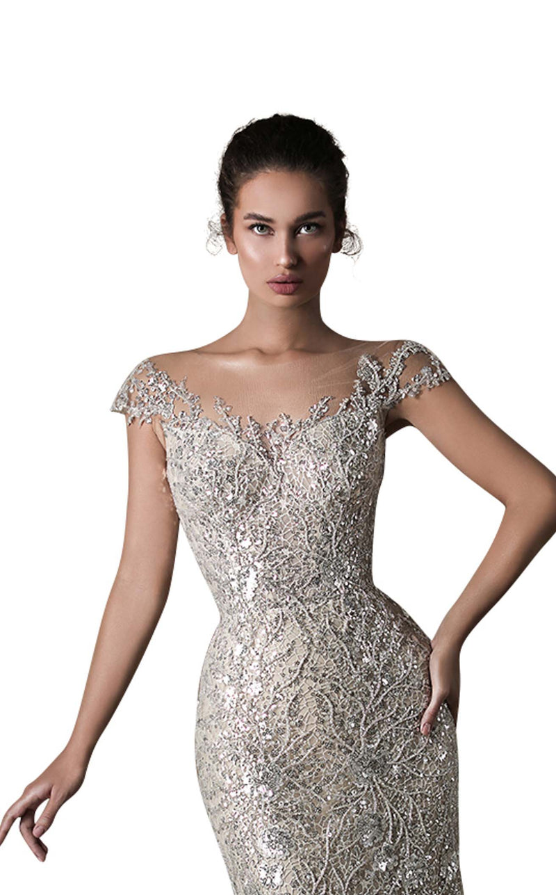 Tarik Ediz 96020 Dress Stone