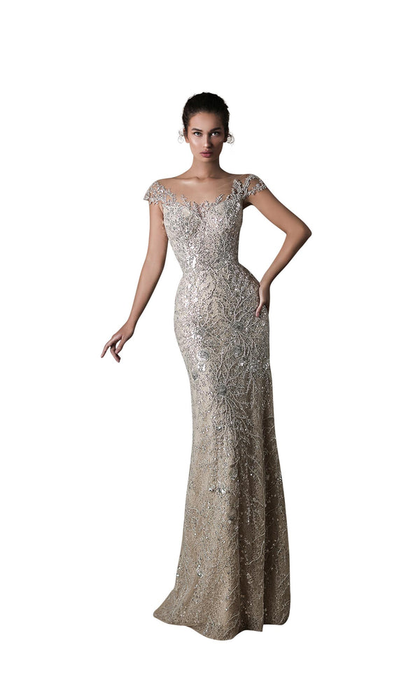 Tarik Ediz 96020 Dress Stone