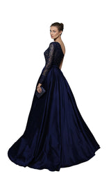 2 of 4 Tarik Ediz 96035 Dress Navy