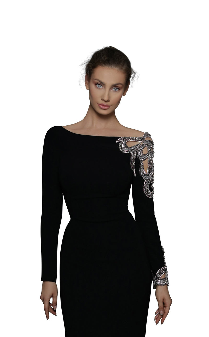 Tarik Ediz 96133 Dress Black