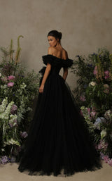 2 of 3 Tarik Ediz 98055 Dress Black