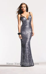 1 of 5 Faviana 6711 Silver Sequin