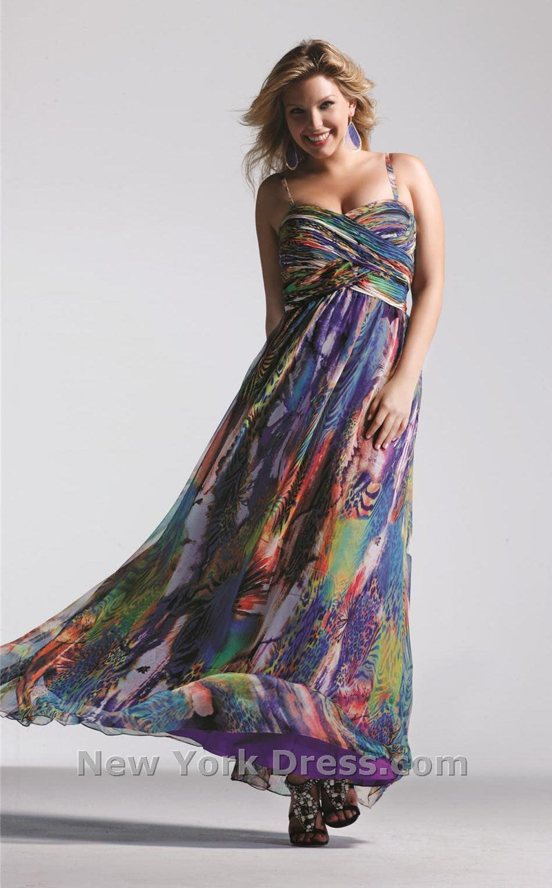 Faviana 9258 Multi Color Print