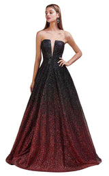 1 of 6 Andrea And Leo A0659 Black/Red