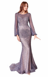 3 of 9 Andrea and Leo A0997 Dress Moonlight-Grey-Nude