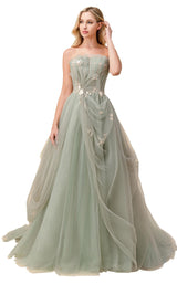 1 of 2 Andrea and Leo A1015 Dress Sage