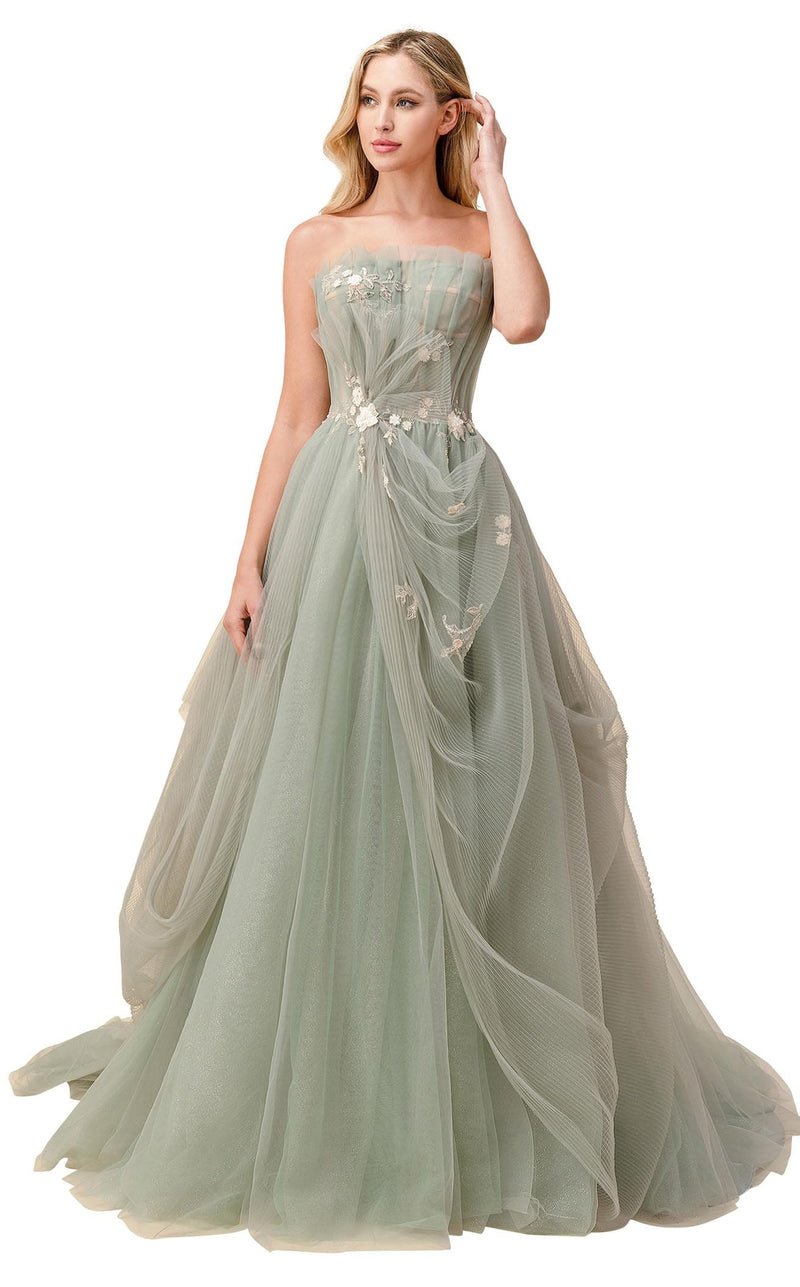 Andrea and Leo A1015 Dress Sage