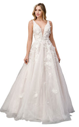 1 of 3 Andrea and Leo A1028W Dress French-White