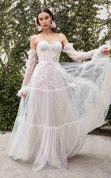 1 of 2 Andrea and Leo A1037W Dress Off-White