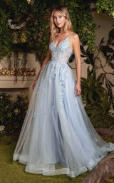 1 of 2 Andrea and Leo A1049 Dress Paris-Blue