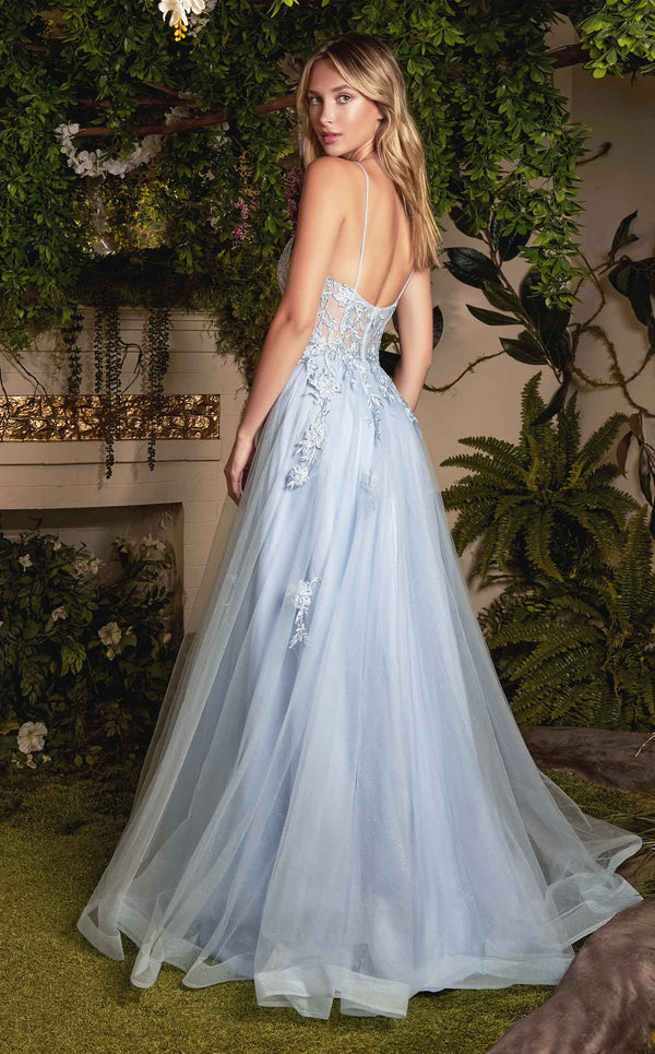 Andrea and Leo A1049 Dress Paris-Blue