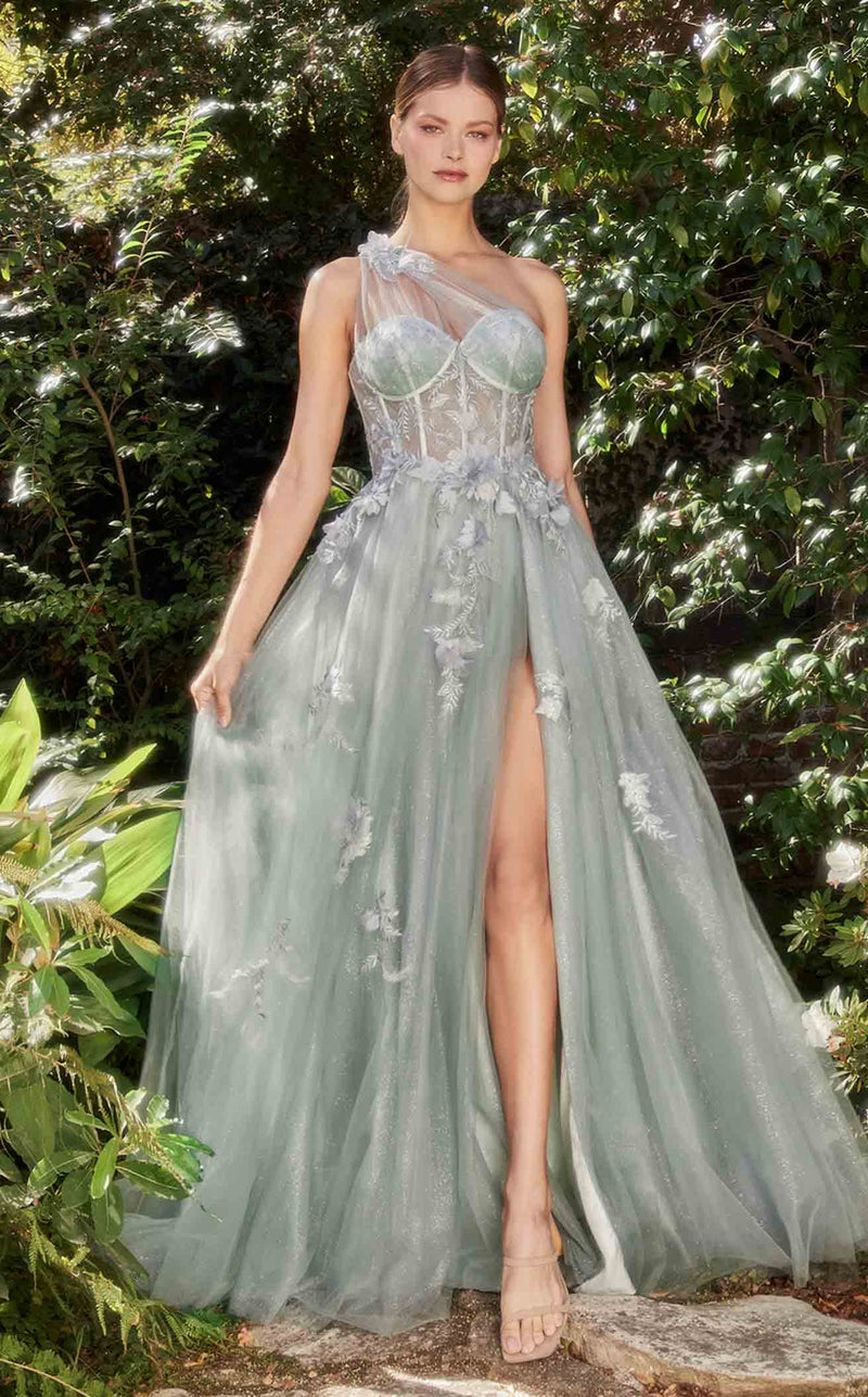 Andrea and Leo A1053 Dress Sage