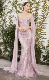 1 of 3 Andrea and Leo A1075 Dress Mauve