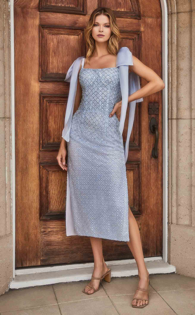 Andrea and Leo A1110 Dress Paris Blue