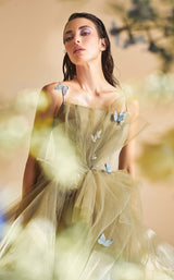 3 of 3 Andrea and Leo A1113 Dress Greenery