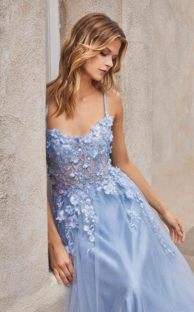 Andrea and Leo A1142 Dress Blue