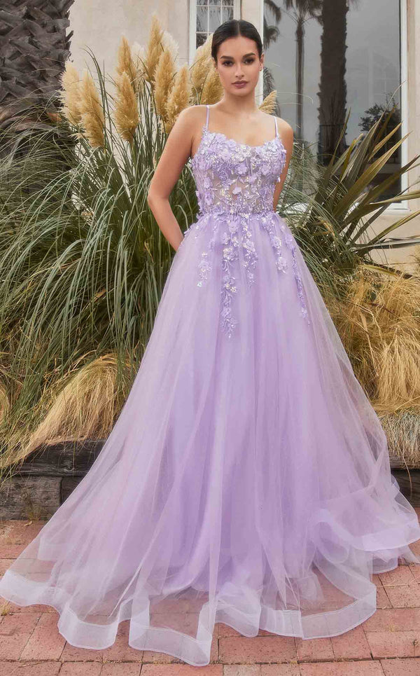 Andrea and Leo A1142 Dress Lavender