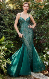 1 of 3 Andrea and Leo A1162 Dress Emerald