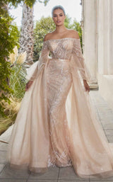 1 of 3 Andrea and Leo A1175 Dress Champagne