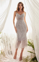 1 of 2 Andrea and Leo A1190 Dress Silver