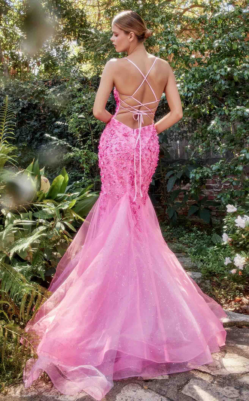 Andrea and Leo A1201 Dress Hot Pink