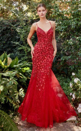 3 of 6 Andrea and Leo A1201 Dress Red