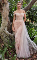 2 of 3 Andrea and Leo A1219 Dress Blush