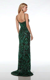 6 of 7 Alyce 61481 Black/Emerald