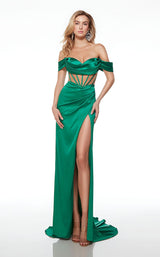 1 of 8 Alyce 61572 Emerald/Sand