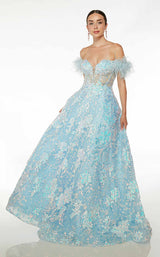 1 of 2 Alyce 61645 Opal/Light Blue