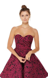 3 of 4 alyce-3785 Magenta-Black