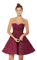 1 of 4 alyce-3785 Magenta-Black